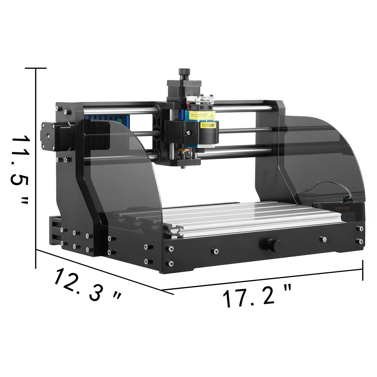 CNC frezavimo ir lazerinio graviravimo staklės VEVOR 3018 Pro, 500 mW