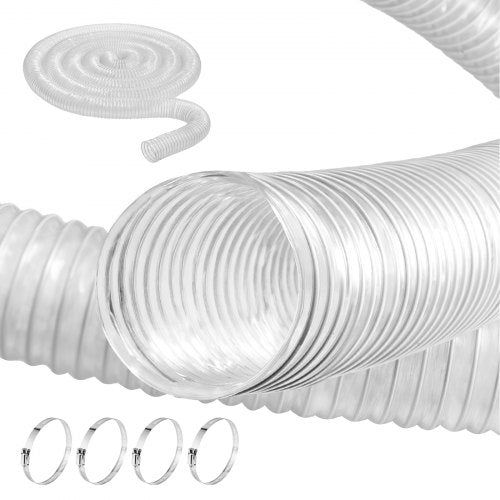 Dulkių nusiurbimo žarna VEVOR 2.5inch-2, 63 mm x 6,1 m