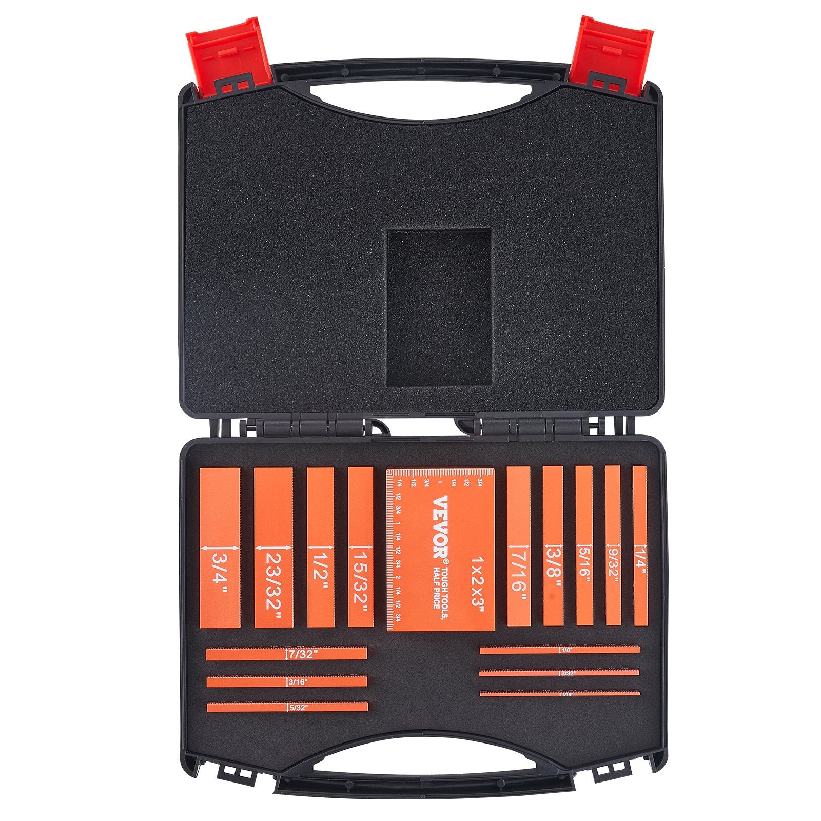 Aukščio matavimo kaladėlių rinkinys VEVOR 3inch16, 16 dalių