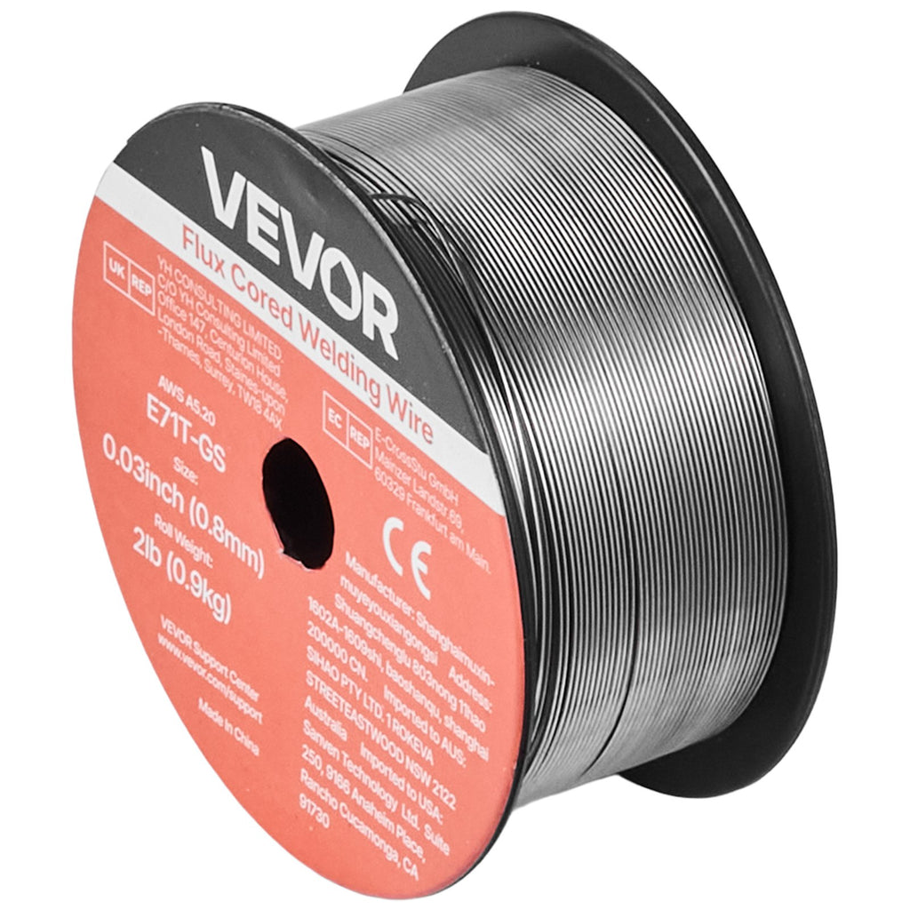 Suvirinimo viela VEVOR E71T-GS, 0.8 mm, 3 vnt.