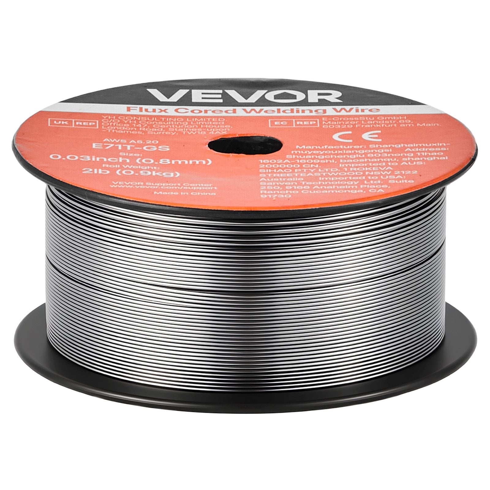 Suvirinimo viela VEVOR E71T-GS, 0.8 mm, 3 vnt.