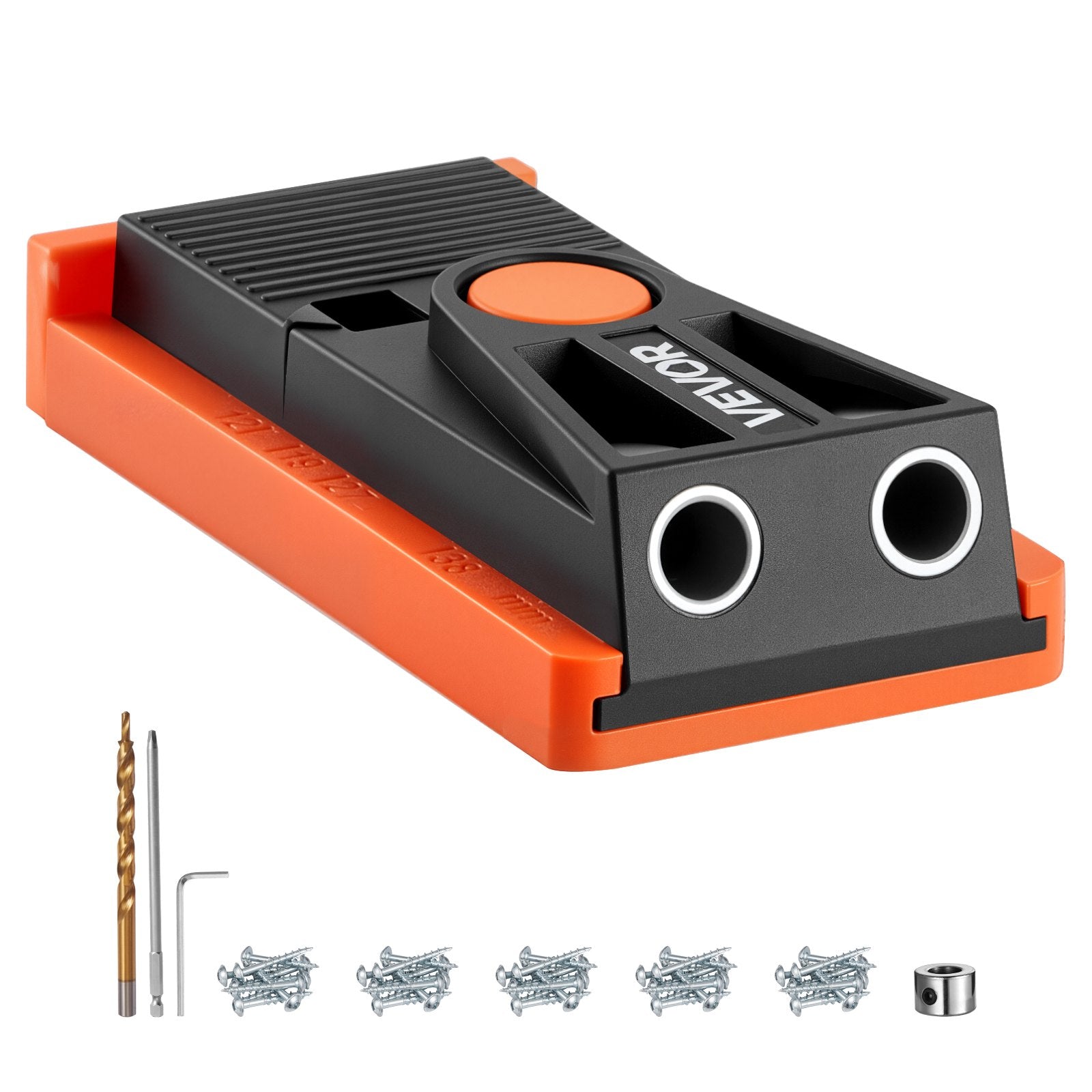Kišenių skylių gręžimo šablonas VEVOR XK2-2501, 12,7–38,1 mm reguliuojamas