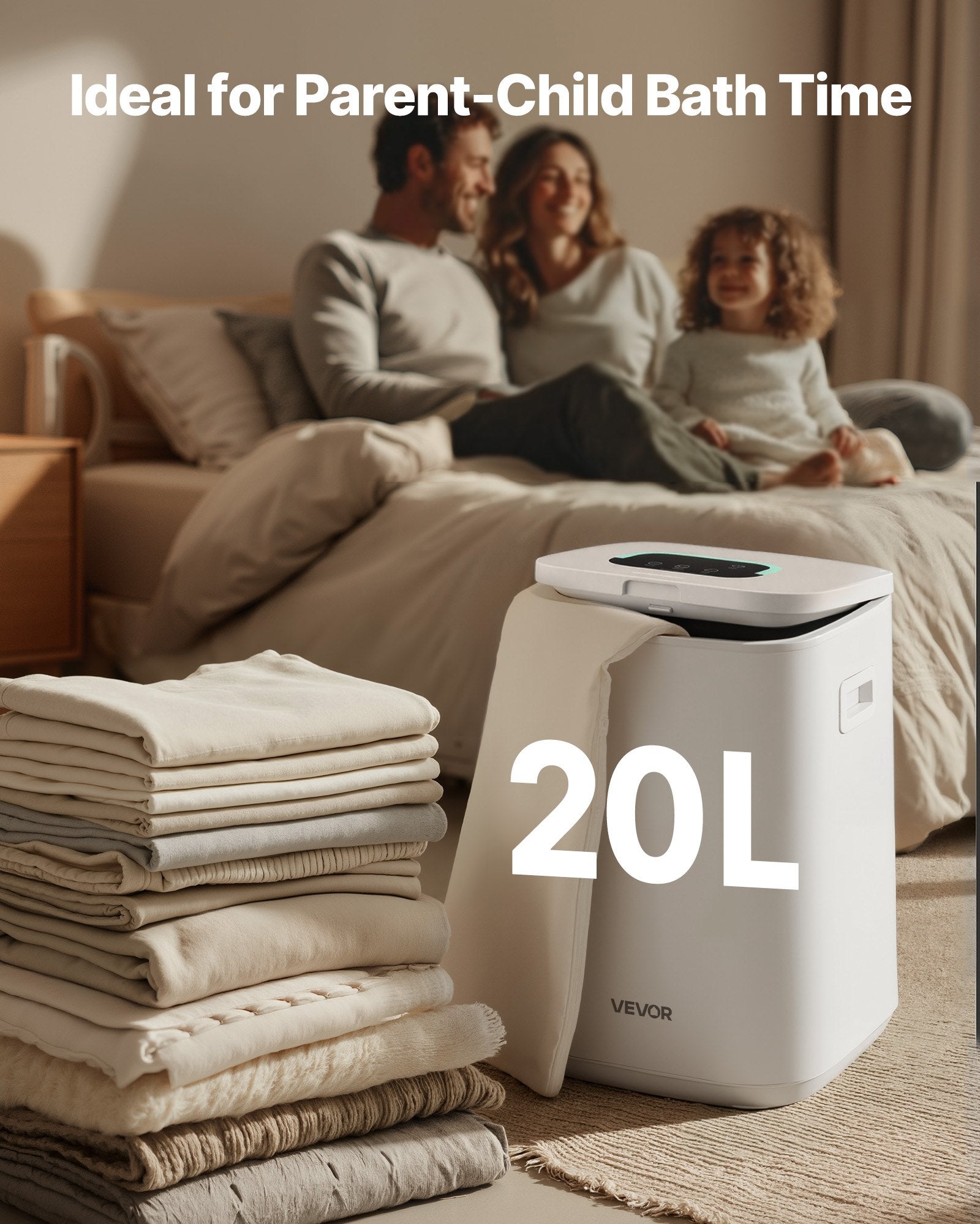 Rankšluosčių šildytuvas VEVOR HSTW-12, 20 l talpos