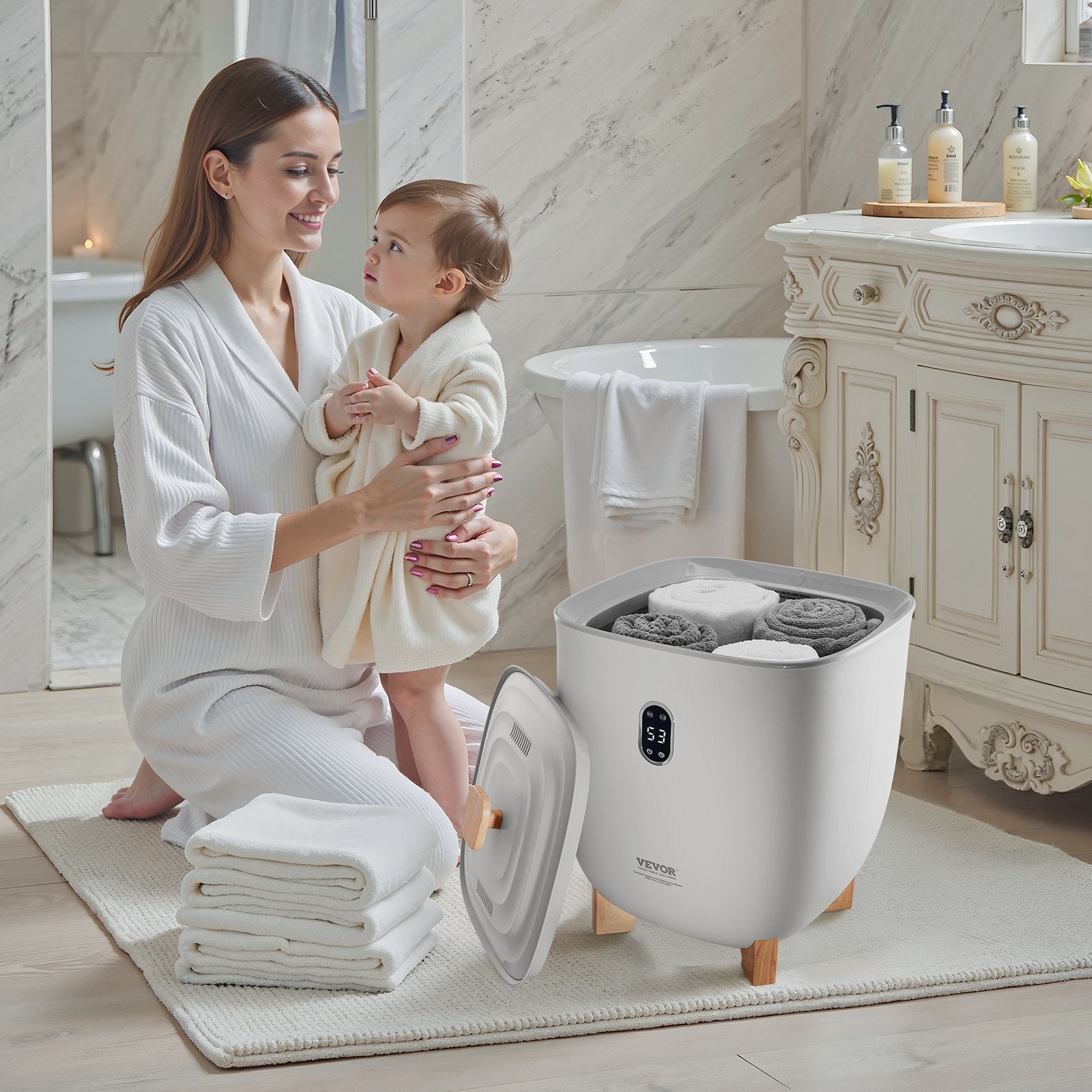 Rankšluosčių šildytuvas VEVOR E1676, 25 l talpa