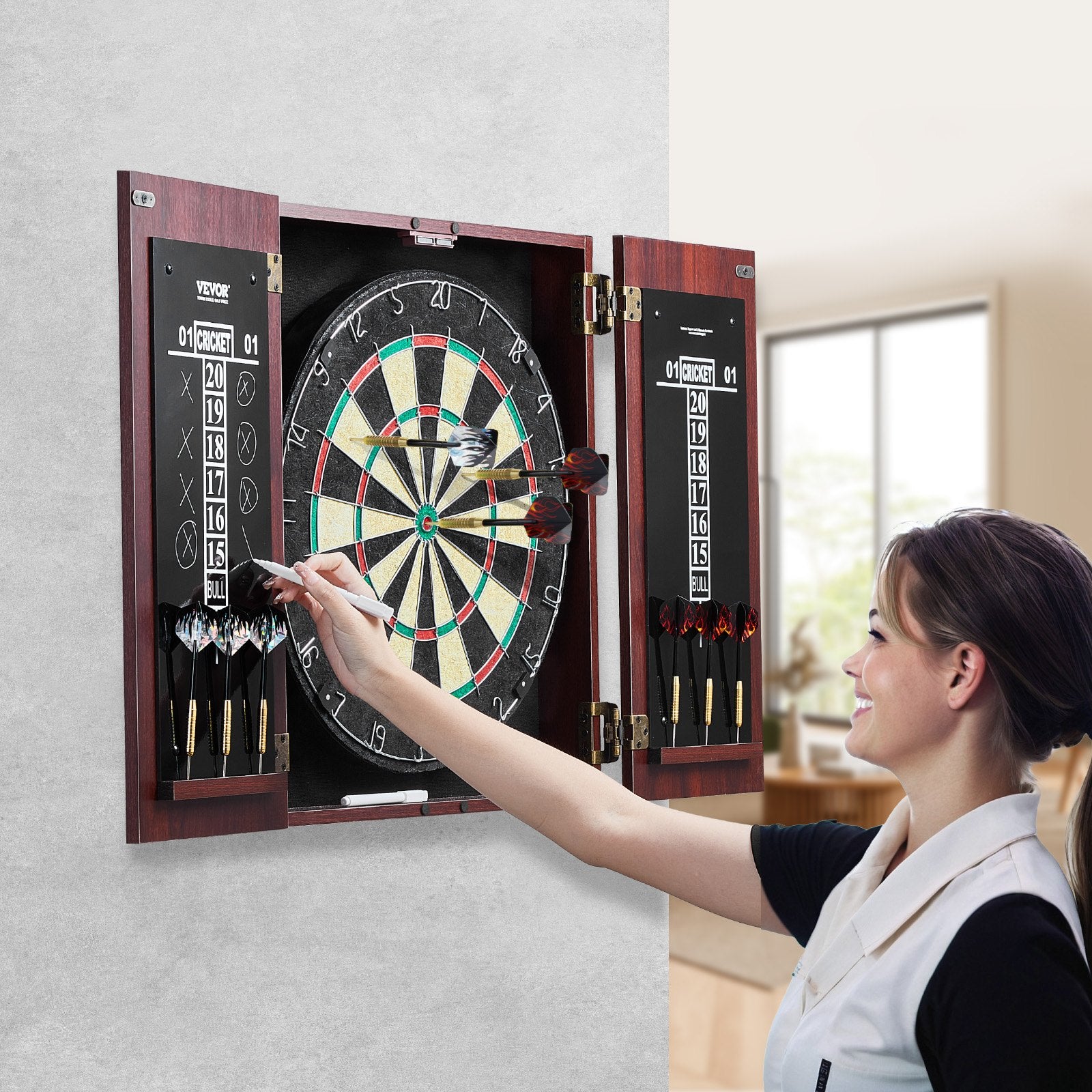 Smiginio lenta su spintele VEVOR VDC10, 45 cm skersmens
