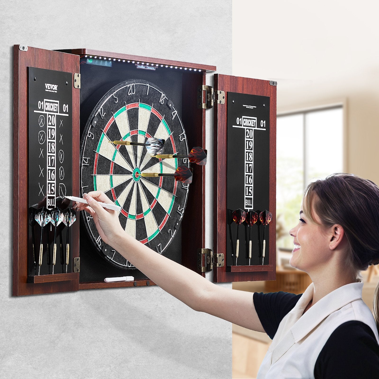 Smiginio lenta su spintele VEVOR VDC11, 45 cm skersmens