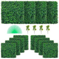 Dirbtinės gyvatvorės panelės VEVOR Boxwood, 12 vnt. rinkinys