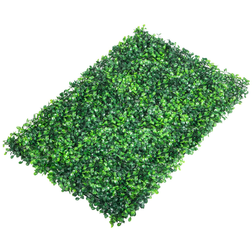 Dirbtinės buksmedžio gyvatvorės sienelės VEVOR 60x40 cm, 24 vnt. komplektas