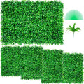 Dirbtinė gyvatvorė VEVOR Boxwood Panel, 4 vnt. (60x40 cm)