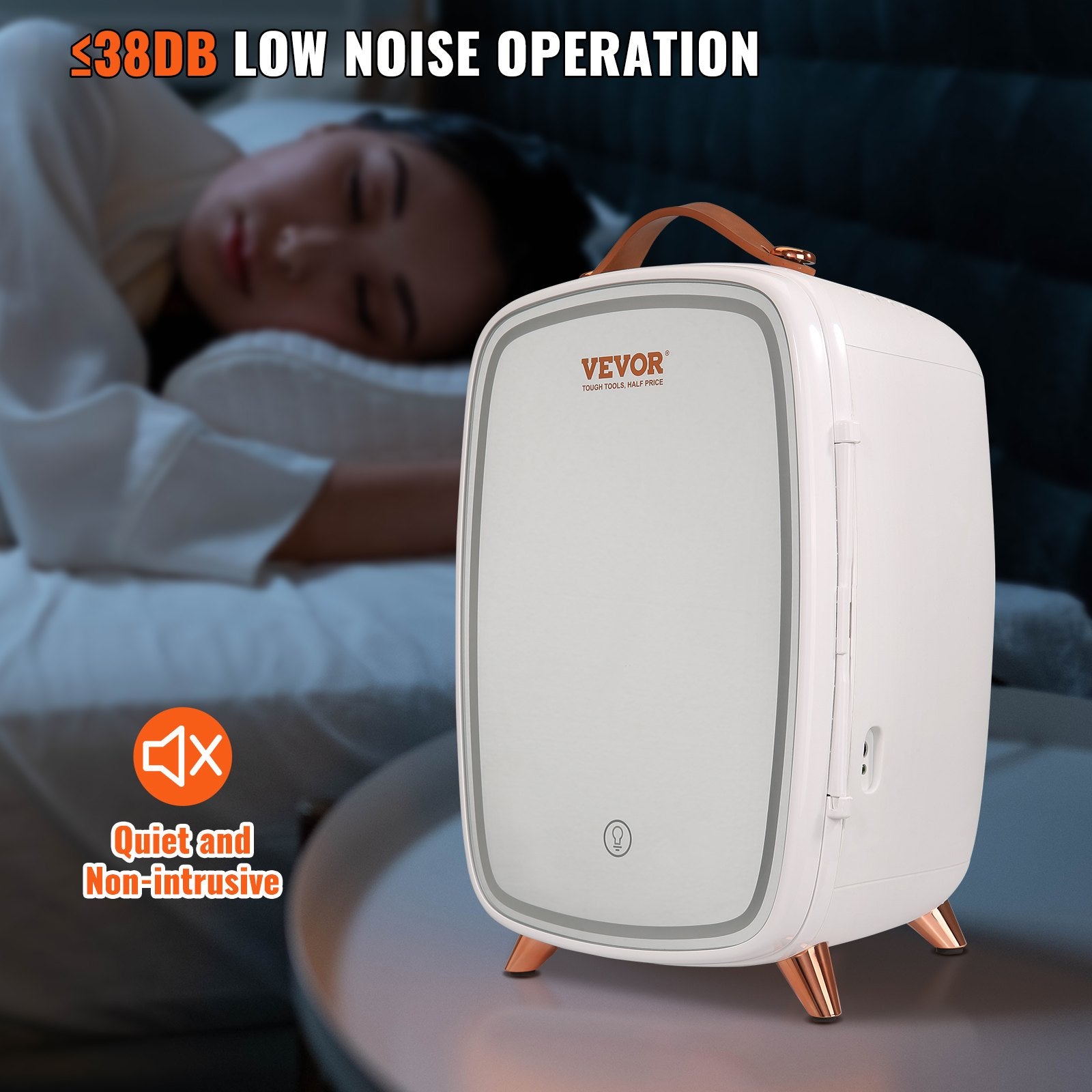 Mini šaldytuvas VEVOR CBA-6L-I, 6 l talpos