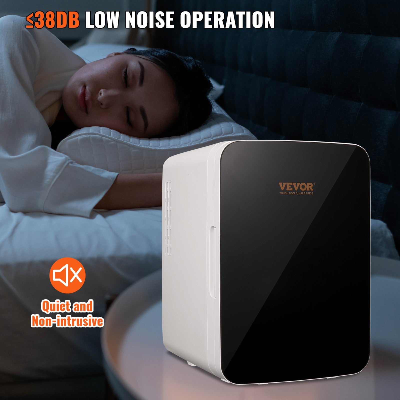 Mini šaldytuvas VEVOR MFA-10L-C, 10 l talpos