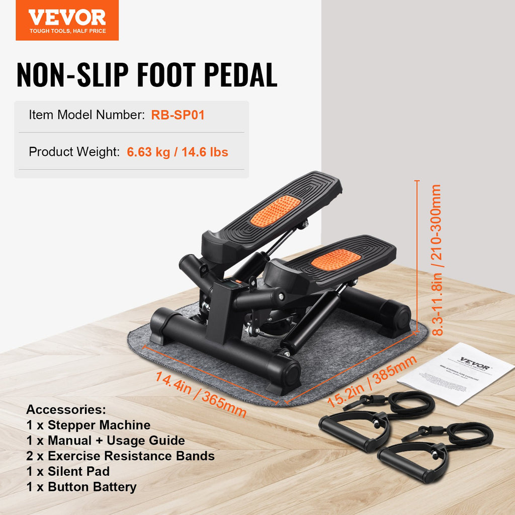 Mini treniruoklis-steperis VEVOR RB-SP01, 150 kg apkrova