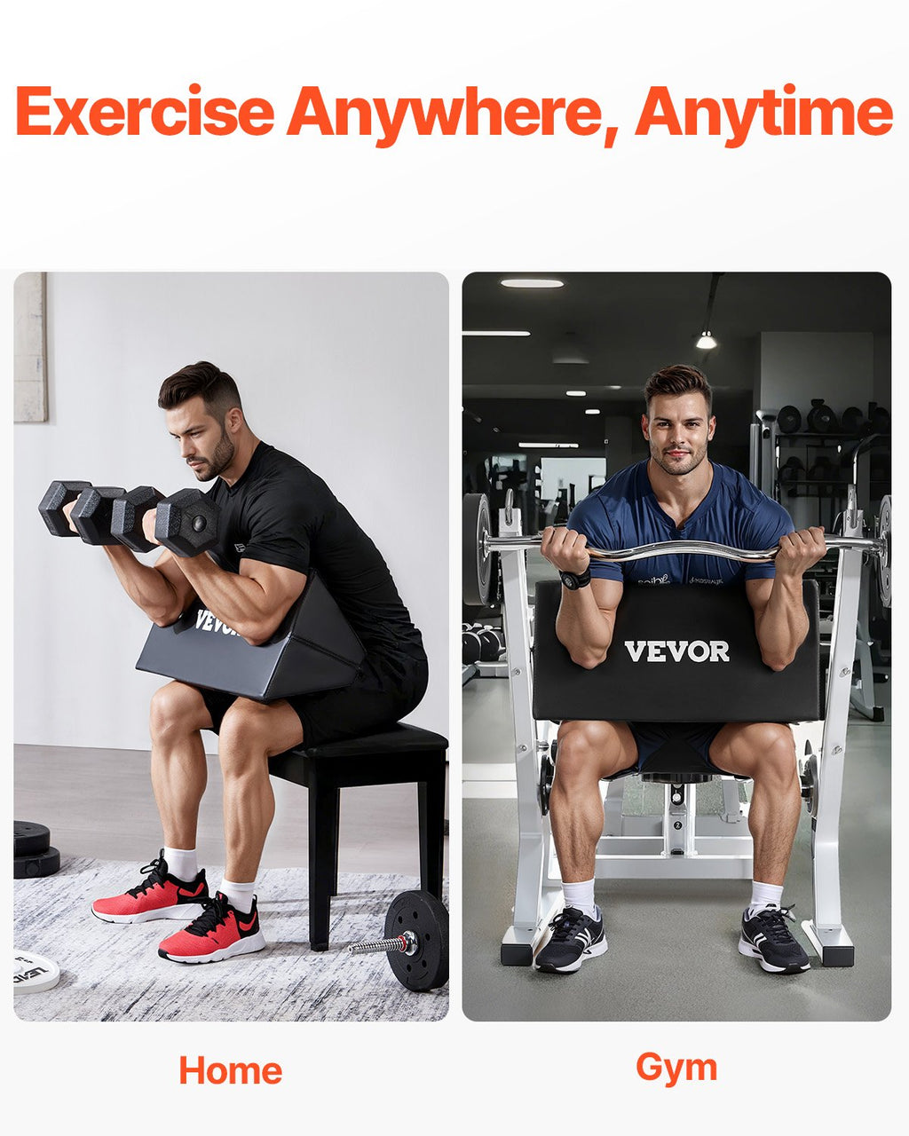 Bicepso treniruoklio atrama VEVOR S-NT-01, EVA putos
