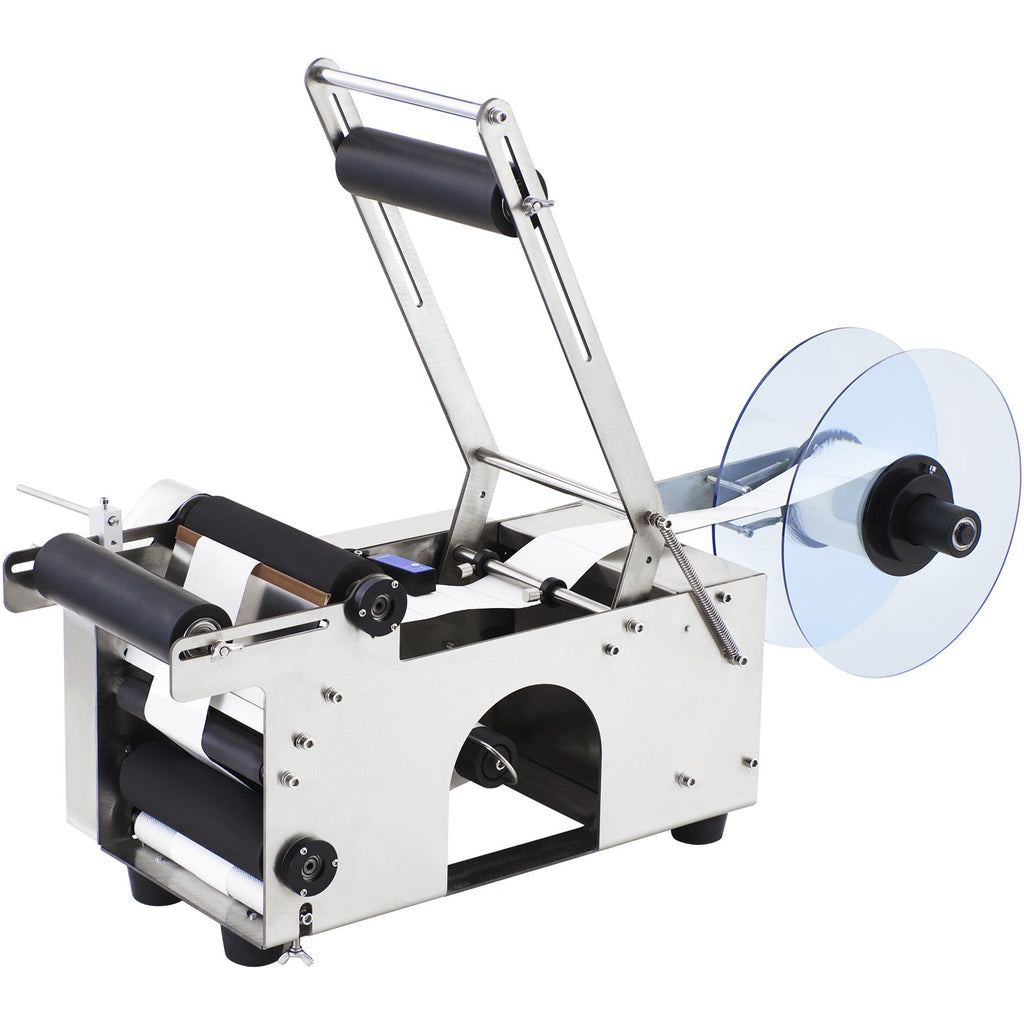 Pusiau automatinė apvalių butelių ženklinimo mašina VEVOR MT-50SS-V2, 20-50 vnt./min.