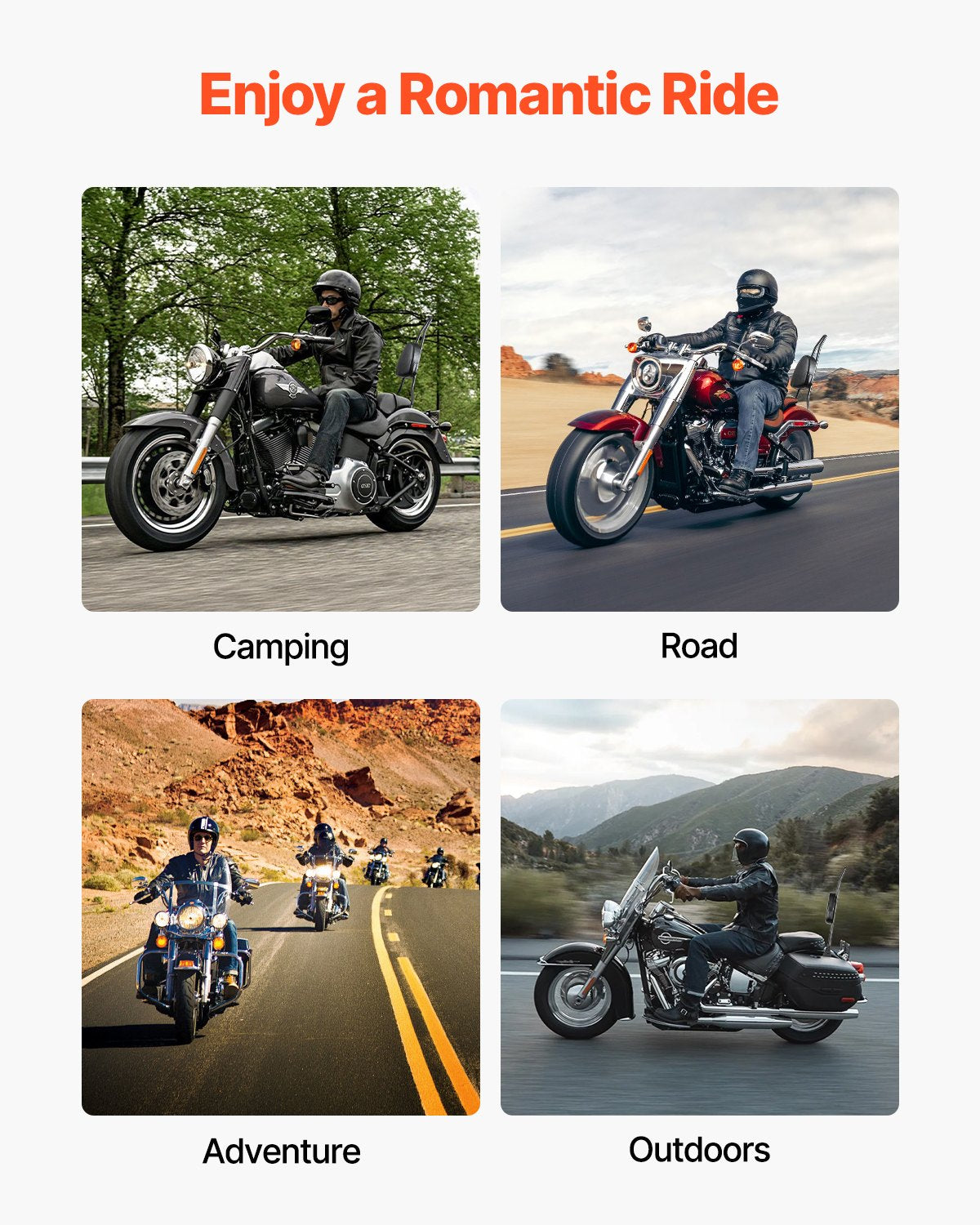 Motociklo atlošas VEVOR Harley-Davidson Dyna, 730 mm aukščio