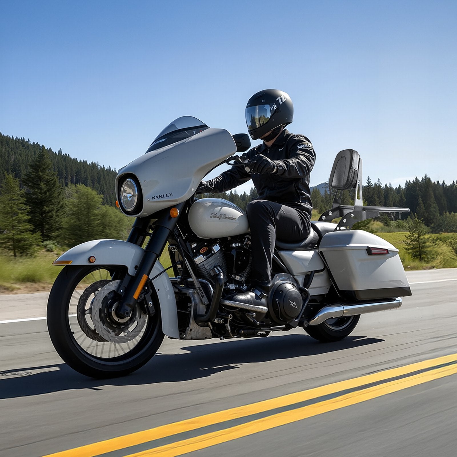Motociklo atlošas su bagažine VEVOR Honda Rebel CMX 1100, 445 mm aukštis