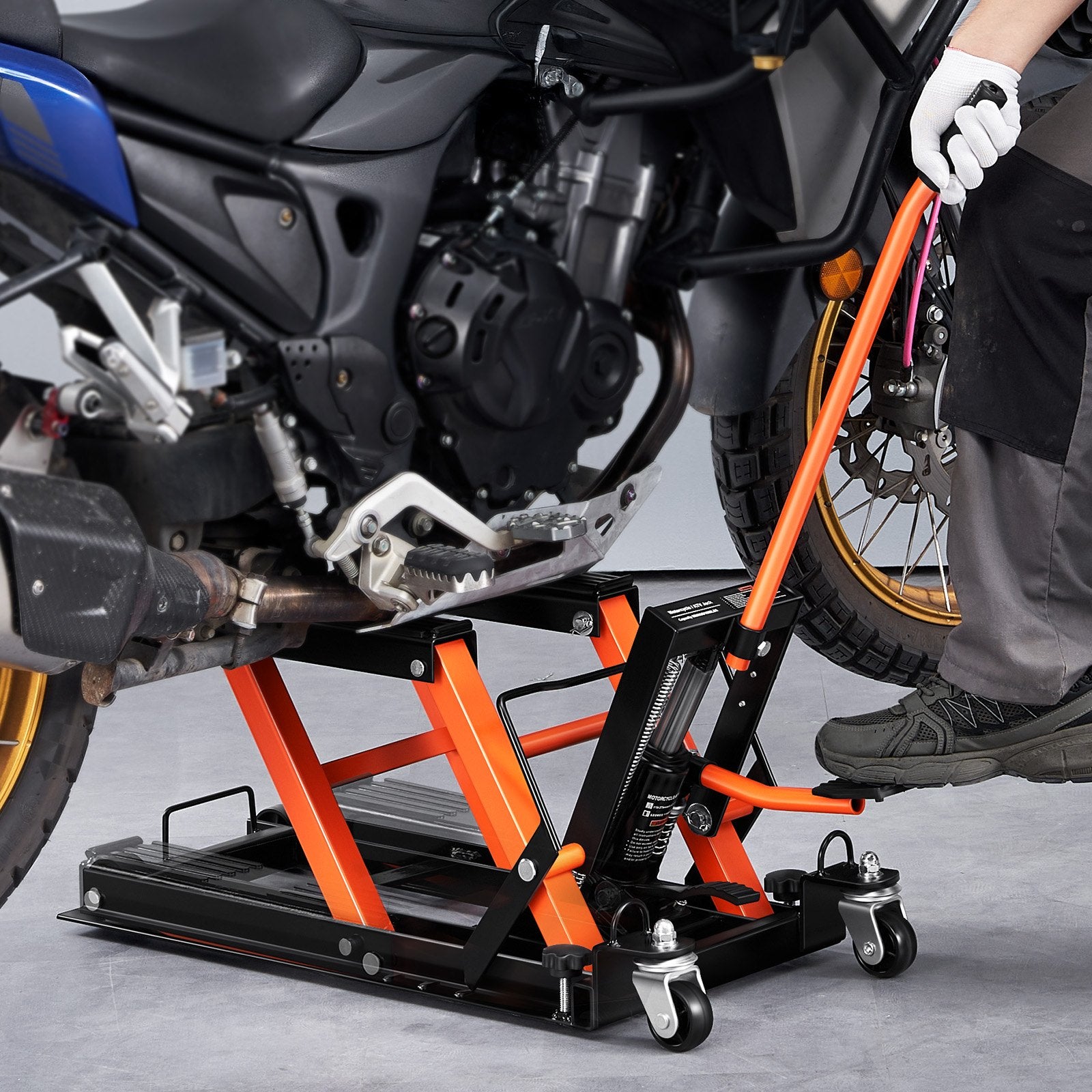 Motociklų hidraulinis keltuvas VEVOR ZX0901-7B, 680 kg