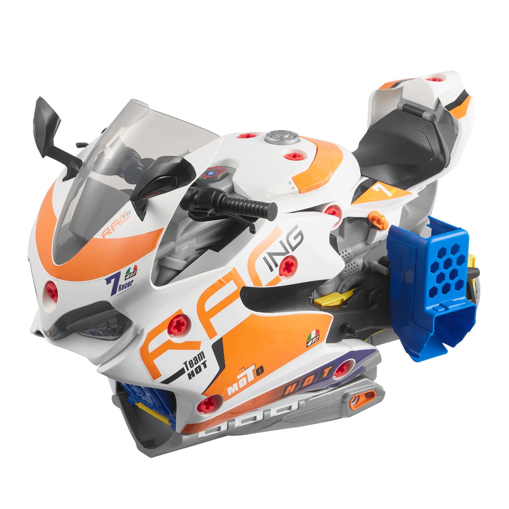 Žaislinis motociklo variklis VEVOR D003-3, 25 dalių rinkinys