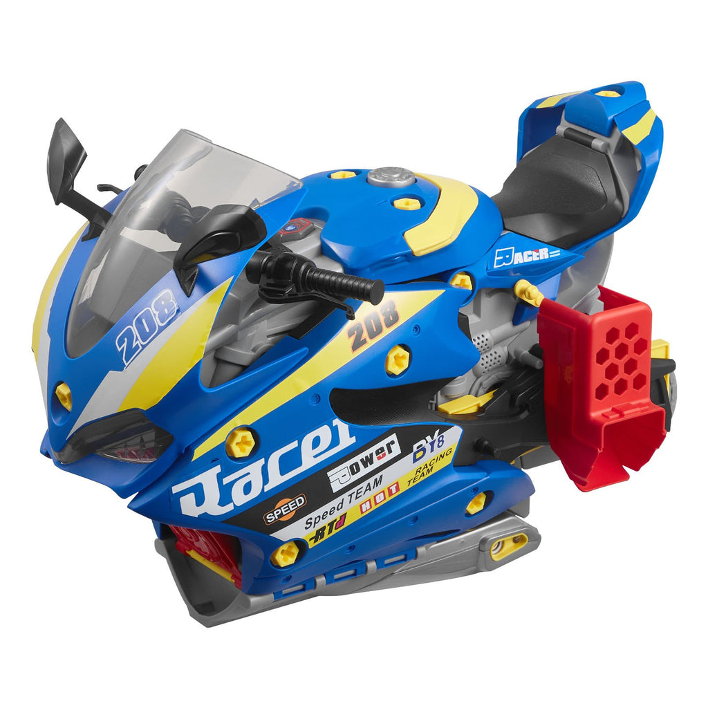 Žaislinis motociklo variklis VEVOR D003-4, 25 dalių rinkinys