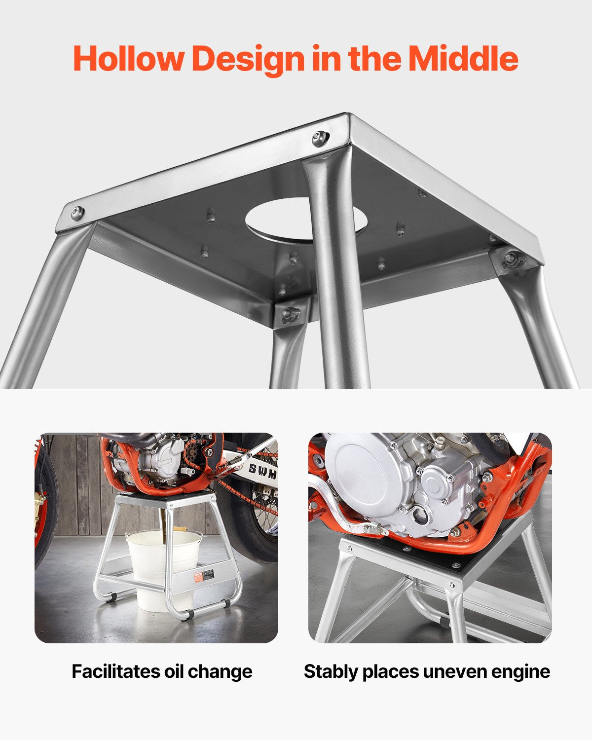 Krosinio motociklo stovas VEVOR TD-007-02, 500 kg keliamoji galia