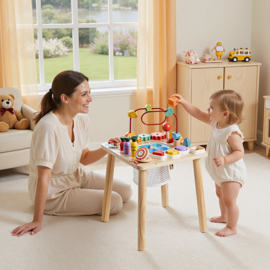 Montessori veiklos staliukas VEVOR AC8354, 8-in-1