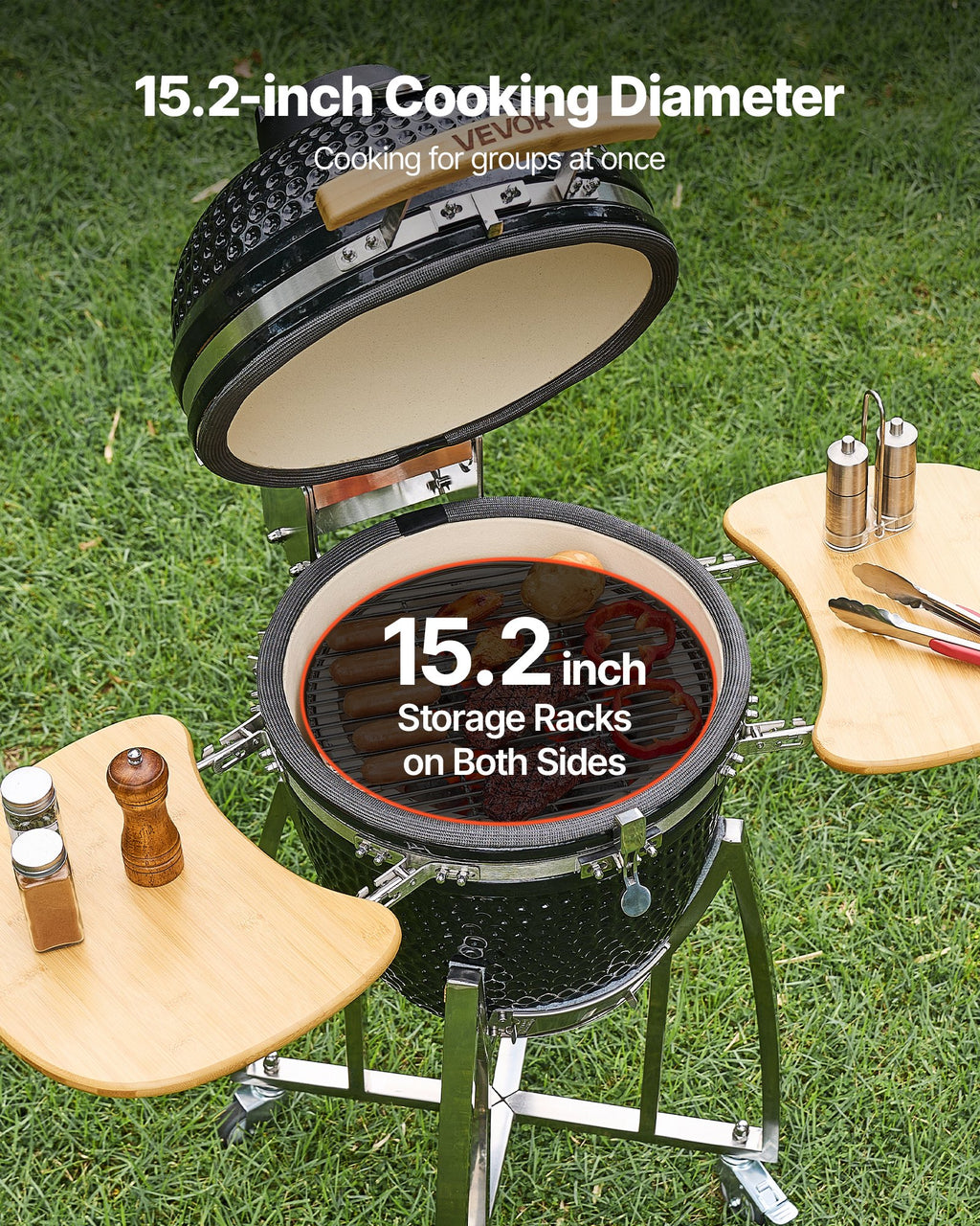 Kamado kepsninė VEVOR AU-18, 450 mm skersmens