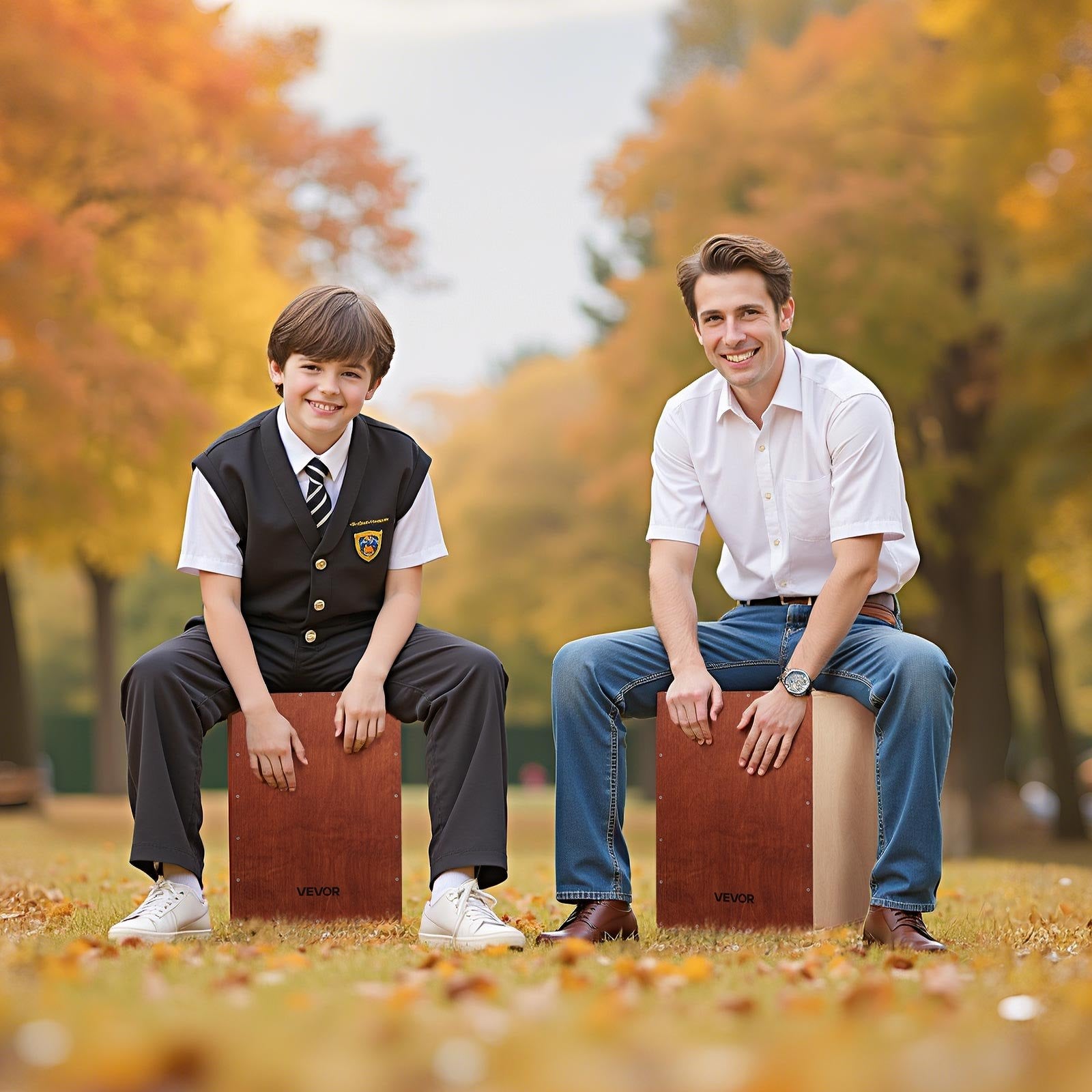 Kachonas (Cajon būgnas) VEVOR SN12-A2, 305 x 305 x 430 mm