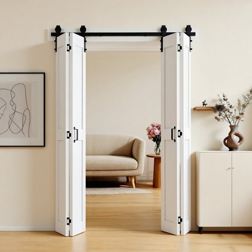 Sulankstomos tvarto tipo durys VEVOR GC11-60*84, 1524 x 2134 mm
