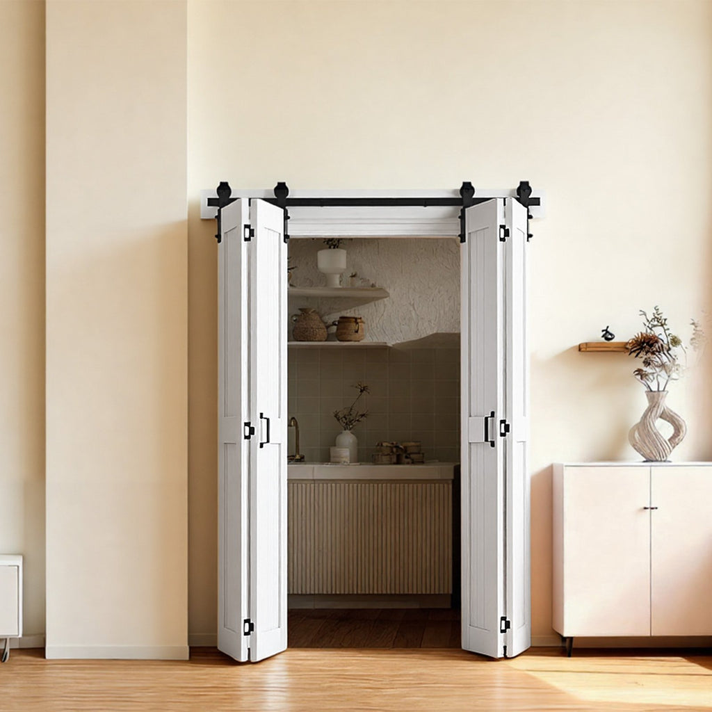 Sulankstomos tvarto tipo durys VEVOR GC11-60*84, 1524 x 2134 mm