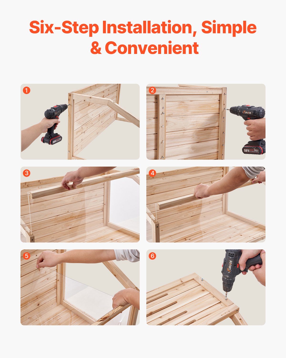 Medinis žiurkėnų narvas VEVOR SDHC020S, 81 cm ilgio