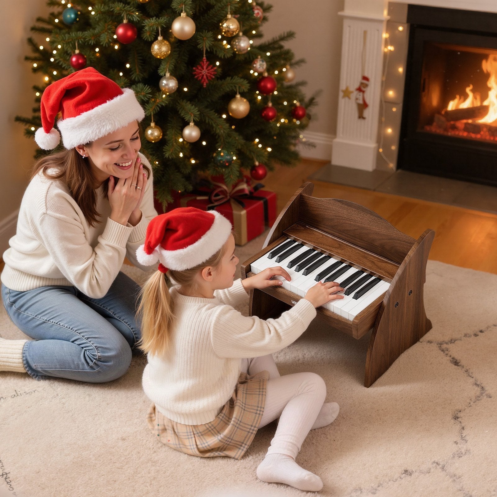 Vaikiškas skaitmeninis pianinas VEVOR SLW825, 25 klavišai