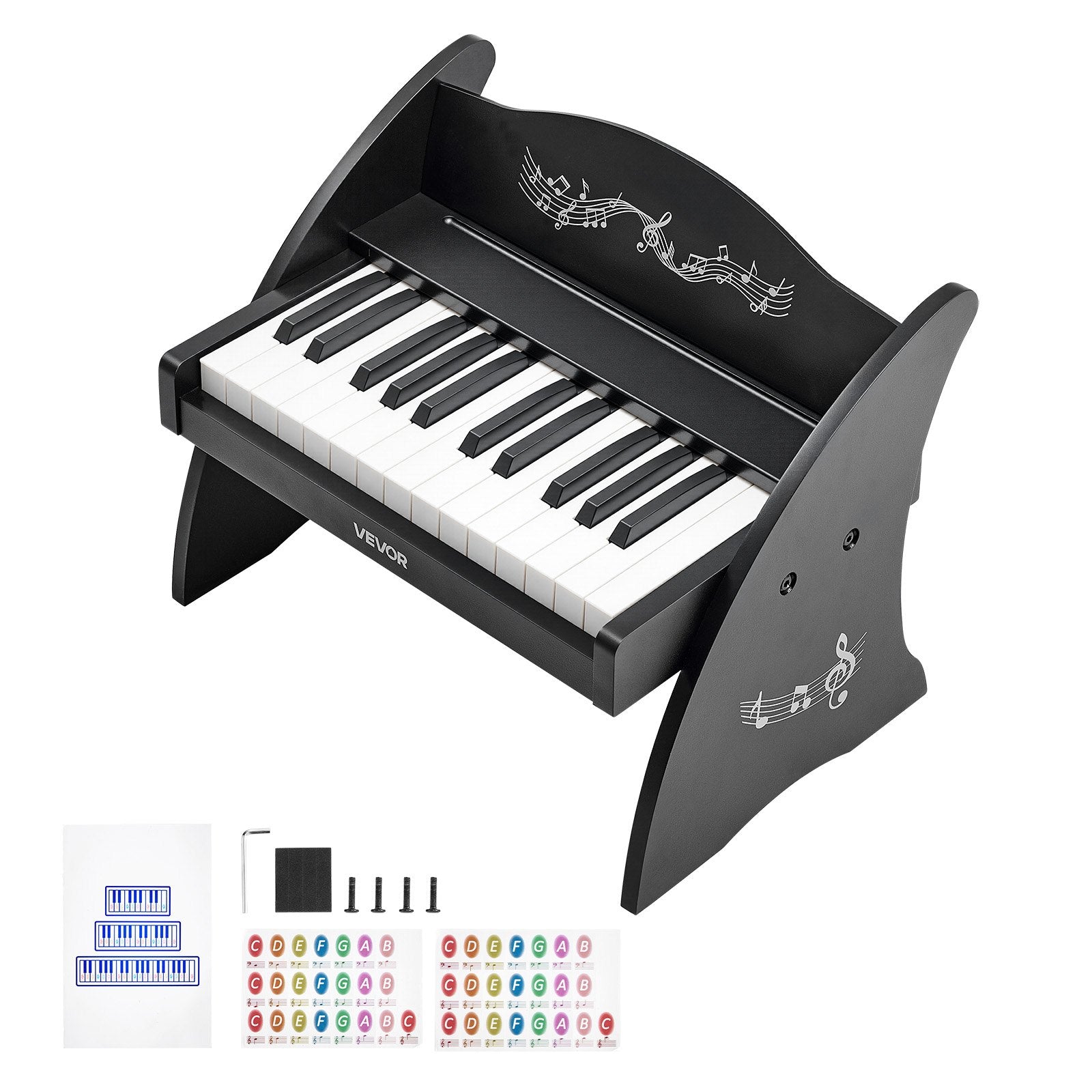 Vaikiškas skaitmeninis pianinas VEVOR SLW825, 25 klavišai