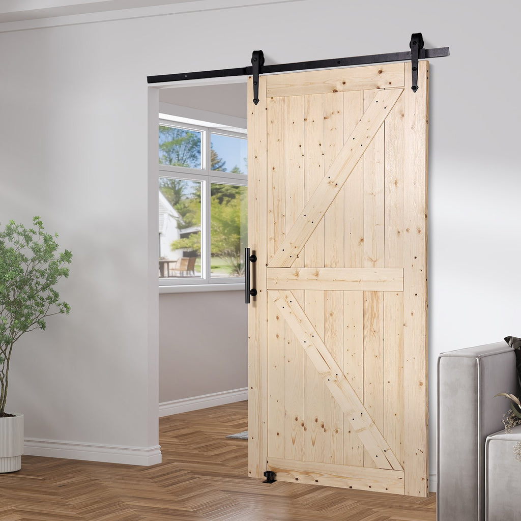 Stumdomos tvarto tipo durys VEVOR 42AK, 106x213 cm