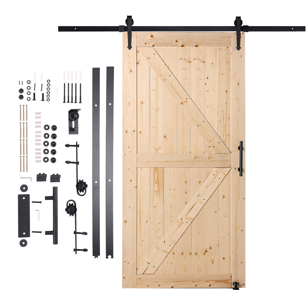 Stumdomos tvarto tipo durys VEVOR 42AK, 106x213 cm