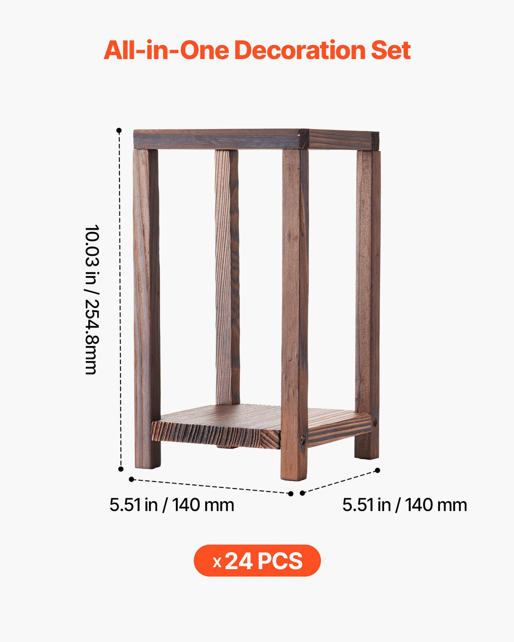 Mediniai vestuviniai žibintai VEVOR ZD-HL05, 24 vnt. rinkinys