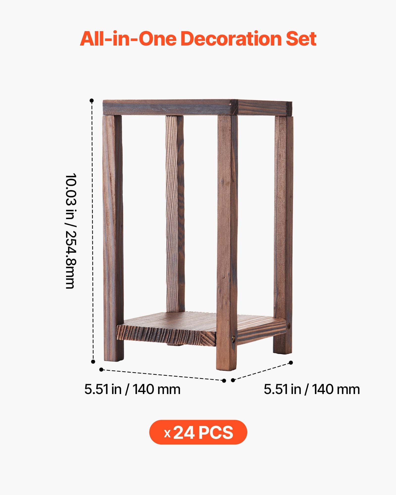 Mediniai vestuviniai žibintai VEVOR ZD-HL05, 24 vnt. rinkinys