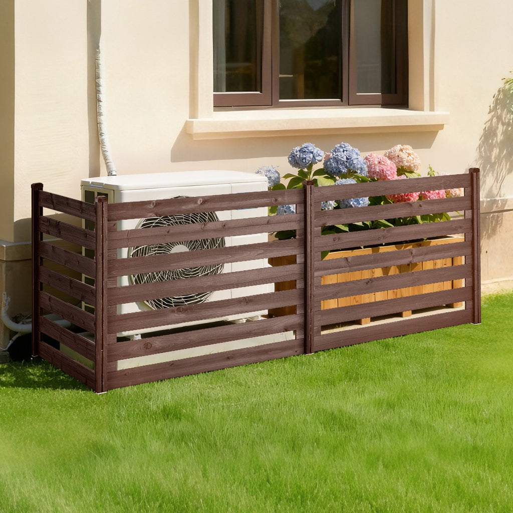 Medinė kiemo pertvara VEVOR SS001, 1230 x 945 mm
