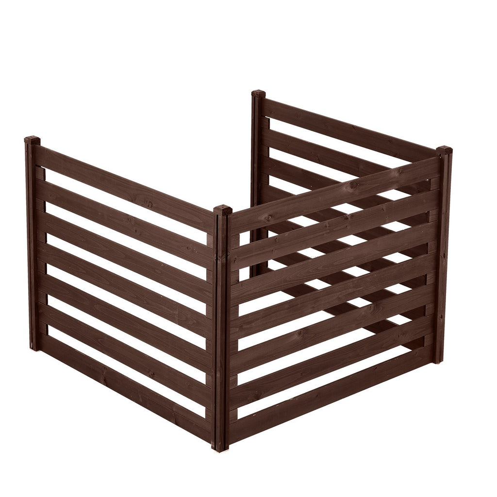Medinė kiemo pertvara VEVOR SS001, 1230 x 945 mm