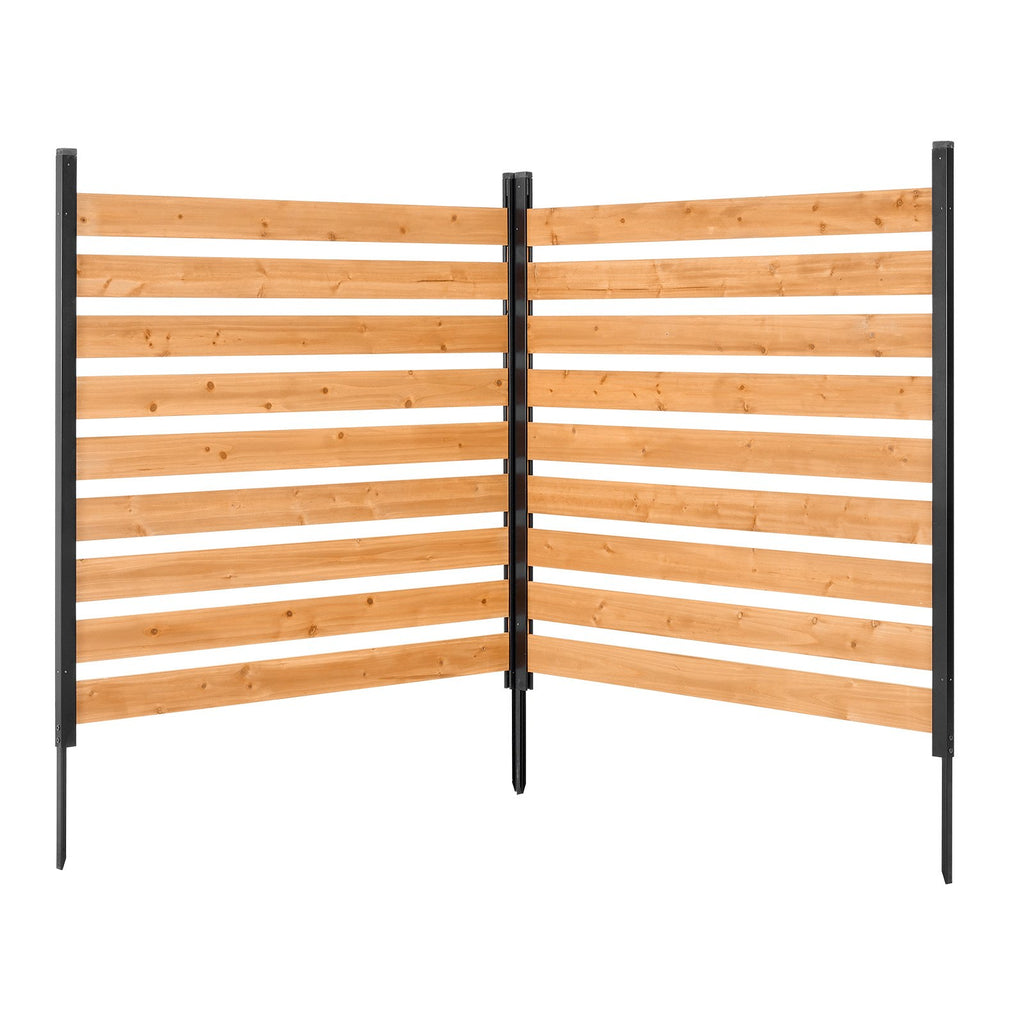 Medinė kiemo pertvara VEVOR DUSGD2521, 1219 x 1244 x 1219 mm
