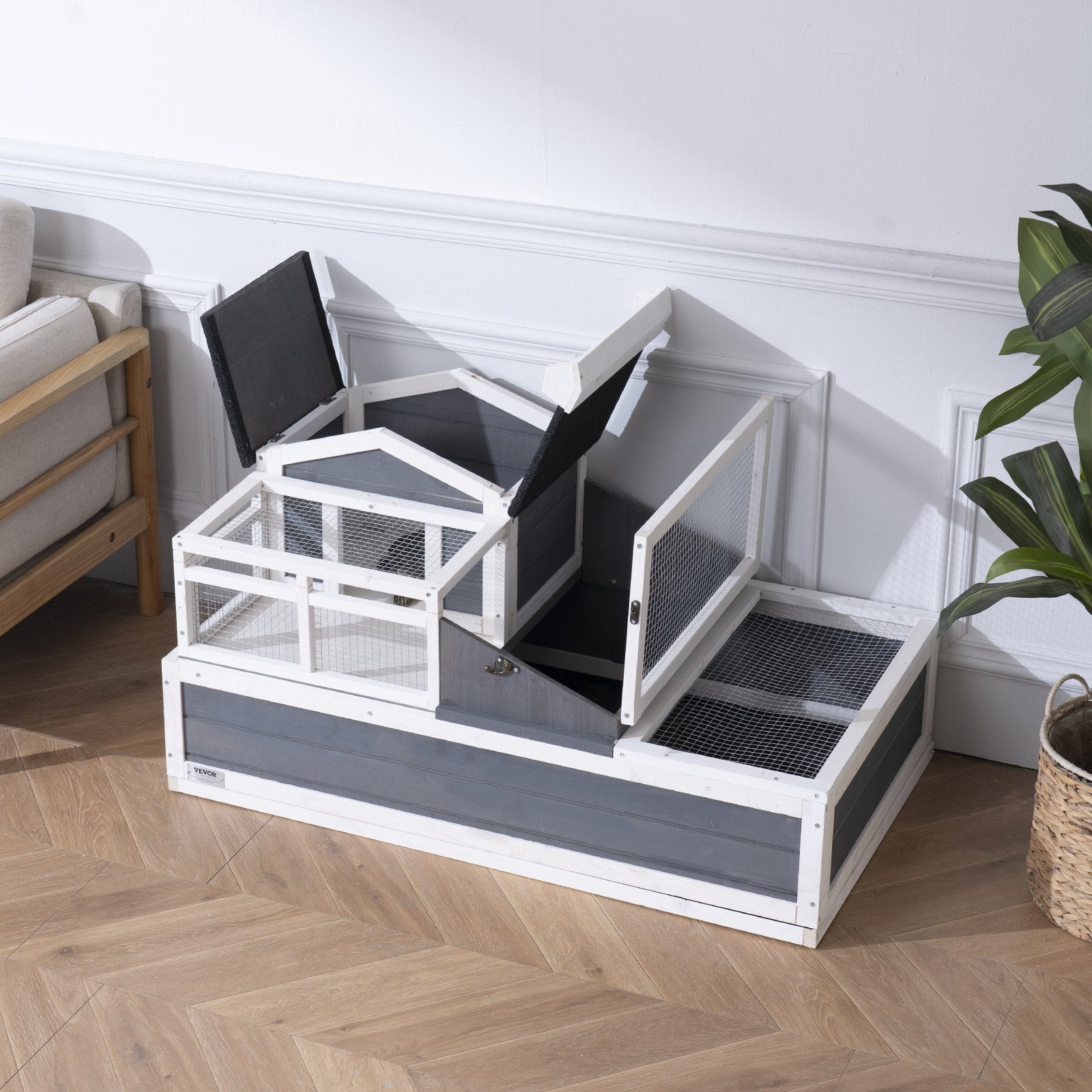 Vėžlių namas VEVOR TY-P1052, 112x65x61 cm