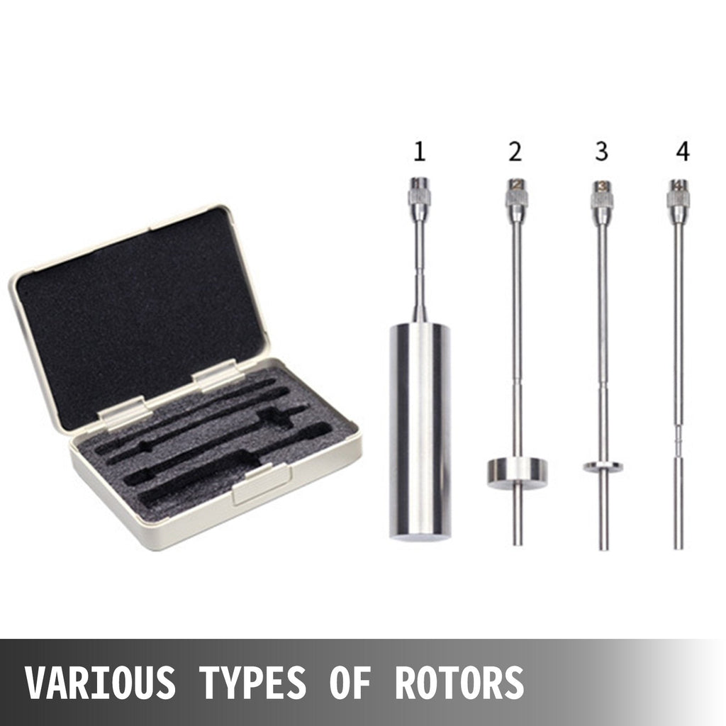 Skaitmeninis rotacinis viskozimetras VEVOR NDJ-9S, 1–100 000 mPa.s