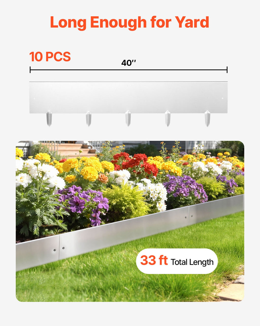 Vejos apvadai VEVOR HA-SS-2508, 10 vnt., 100 x 23 cm