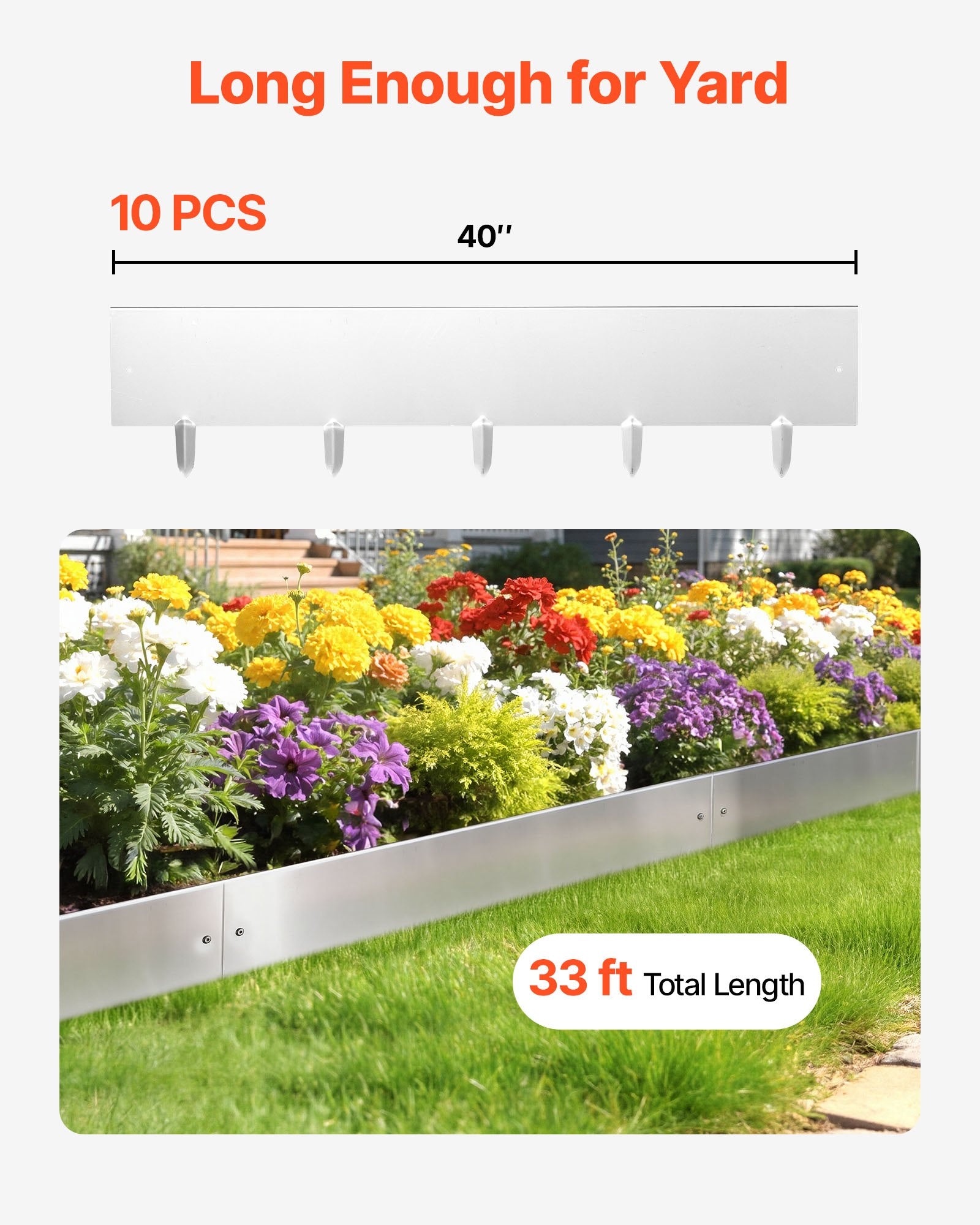 Vejos apvadai VEVOR HA-SS-2508, 10 vnt., 100 x 23 cm