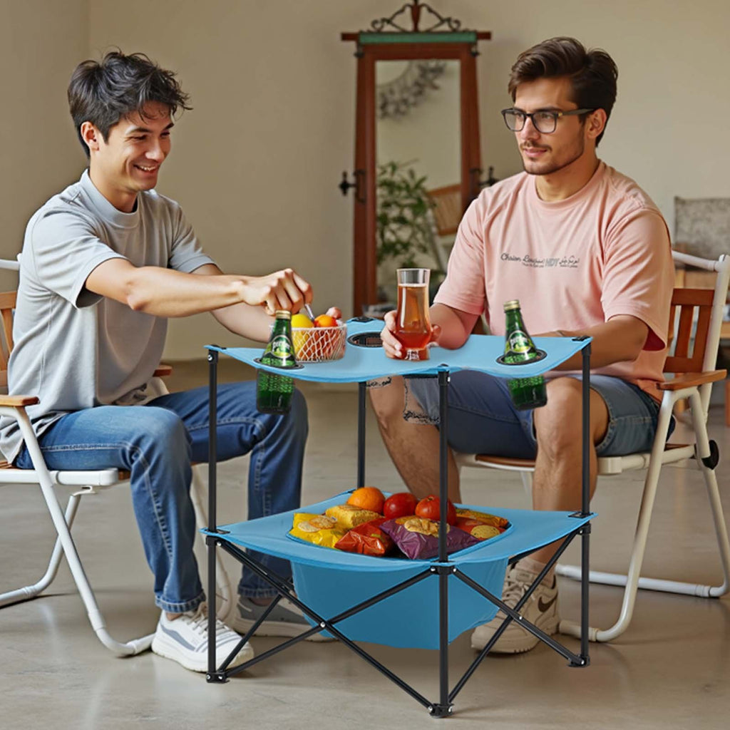 Sulankstomas kempingo stalas VEVOR GV-BZ2, 56 cm