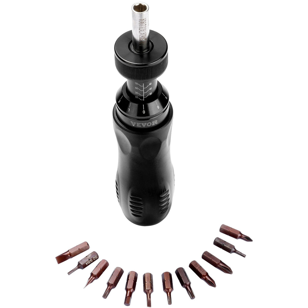 Dinamometrinis atsuktuvas VEVOR RTD-10-70, 1.1–7.9 Nm