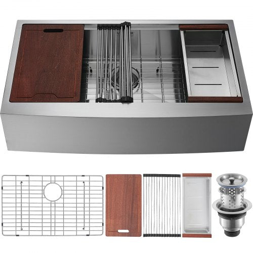 Virtuvinė plautuvė VEVOR TXHW332209RS1, 838 mm