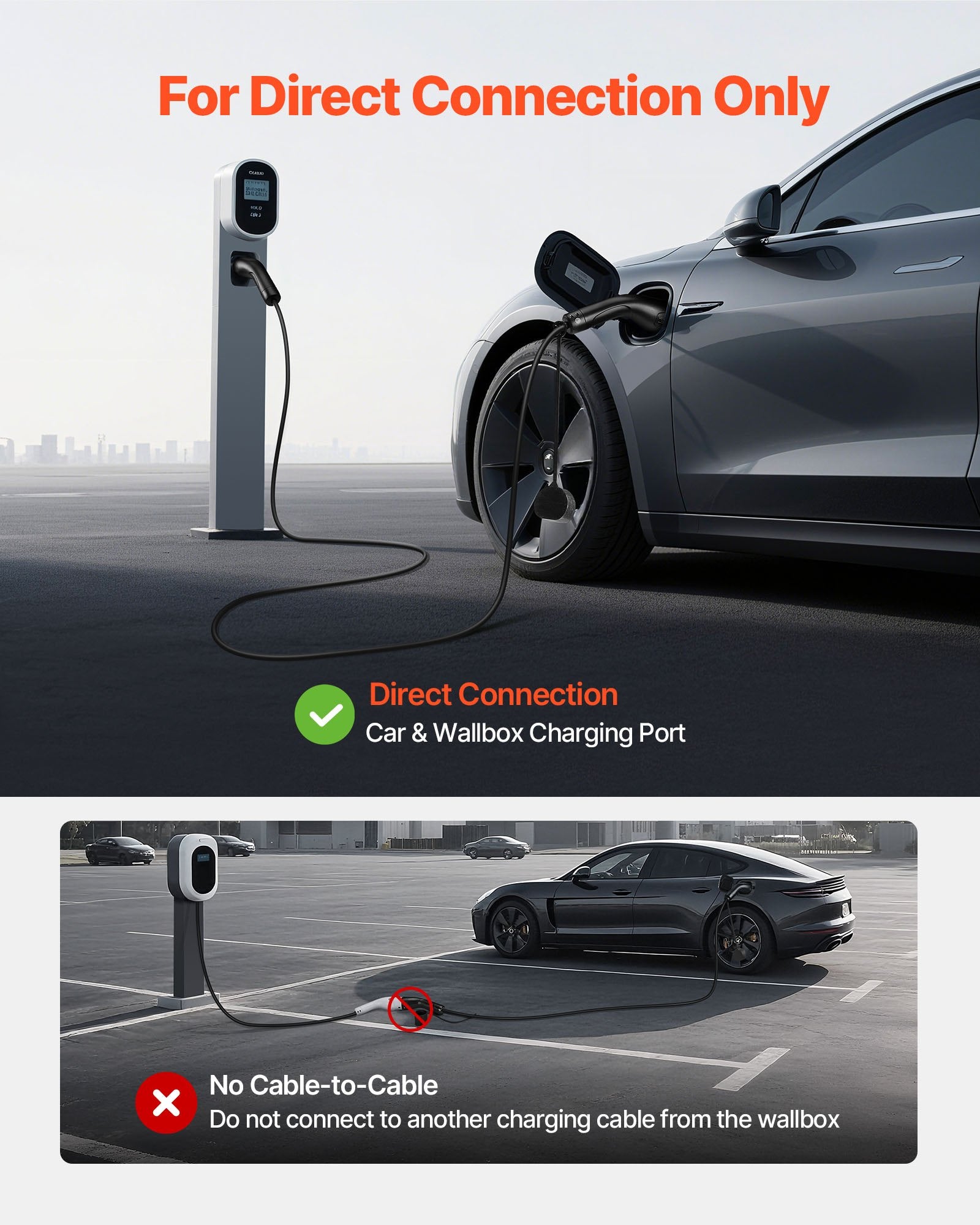 Elektromobilio įkrovimo laido ilgintuvas VEVOR EVE03, 11 kW, 7 m