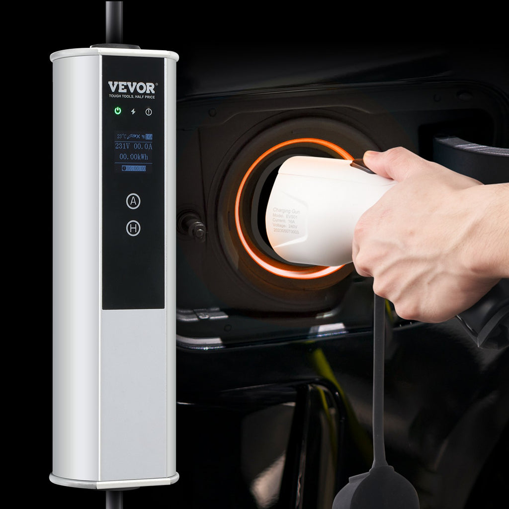 Nešiojamas elektromobilių įkroviklis VEVOR EV-B07-EU011B, 11 kW