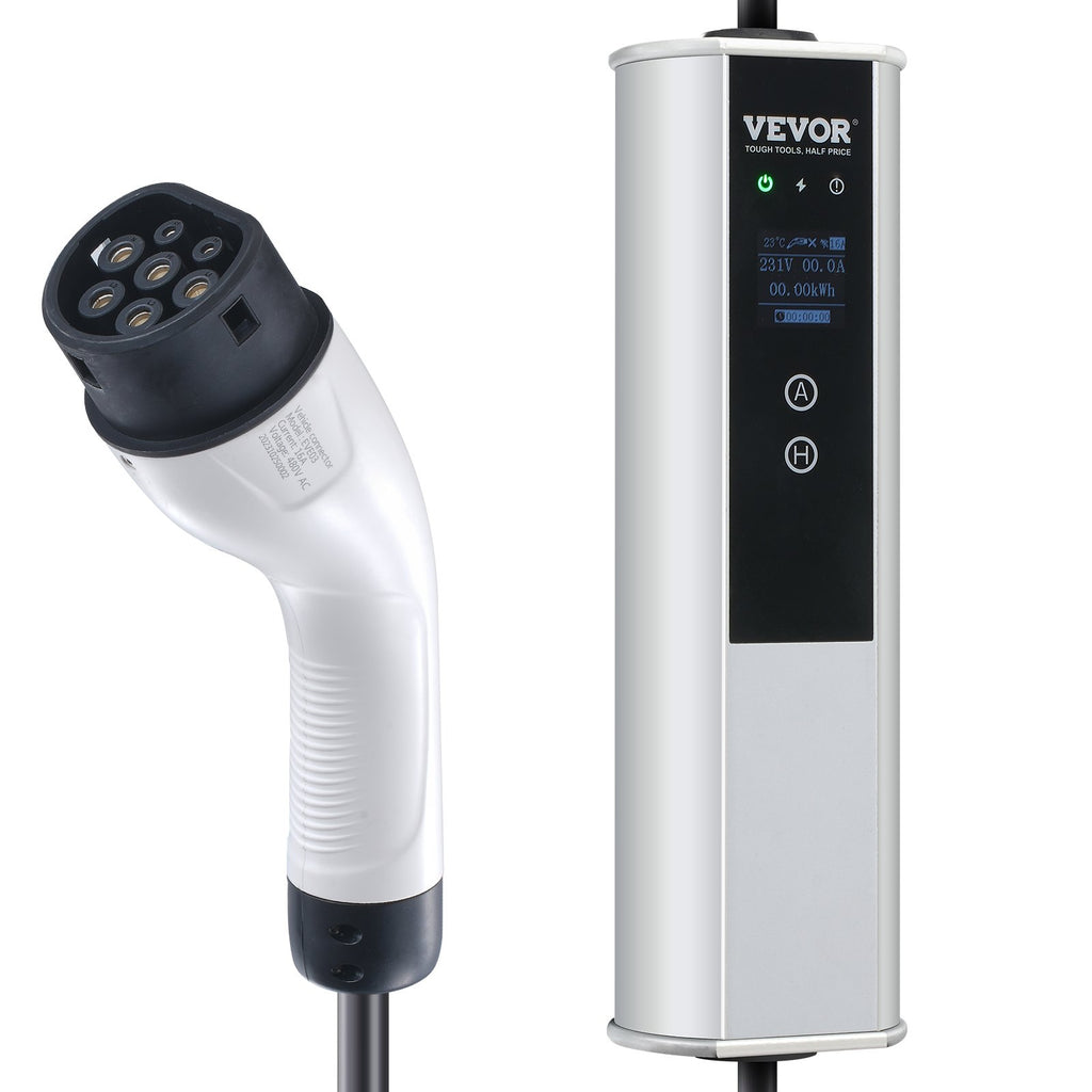 Nešiojamas elektromobilių įkroviklis VEVOR EV-B07-EU011B, 11 kW
