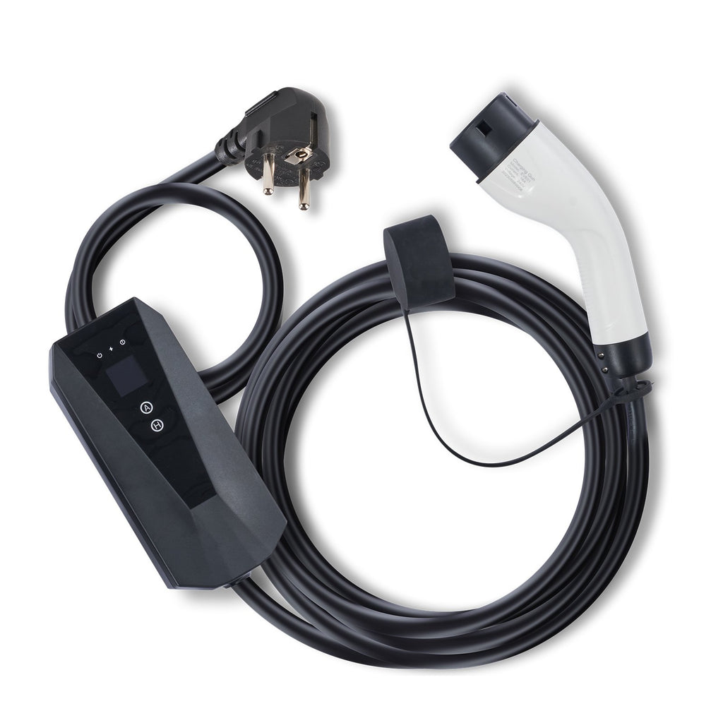 Nešiojamas elektromobilių įkroviklis VEVOR EV-B06-EU003B, 3.7 kW